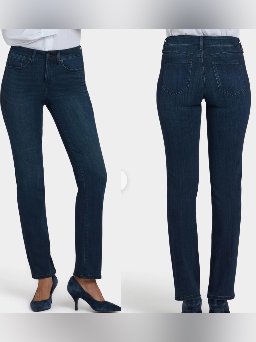 NYDJ Marilyn Straight Leg Jeans Super Stretch Size 16 NWT